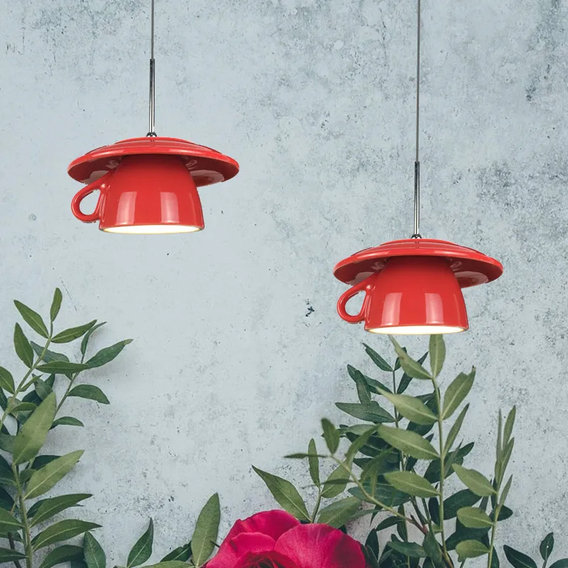 Керамические светодиодные подвесные светильники для чайной чашки подвесной