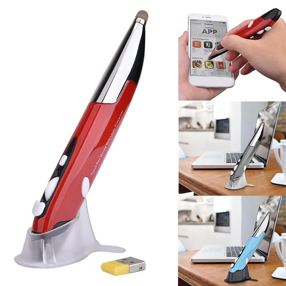 Новинка универсальная беспроводная стилус ручка с 4 клавишами 1600DPI 2 ГГц для ПК Smart