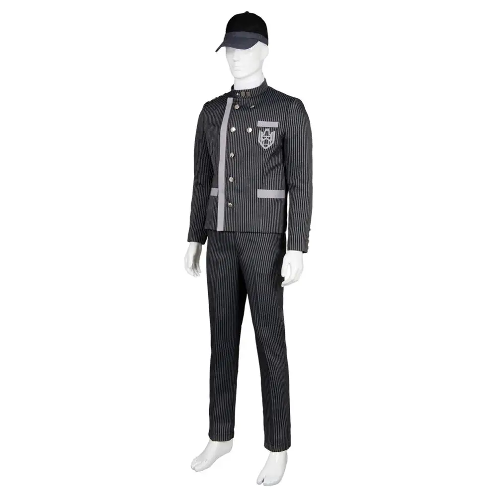 Danganronpa V3 Saihara Shuichi Cosplay Costume Adult Men Women Uniform Outfit Halloween Carnival Costumes | Тематическая одежда и