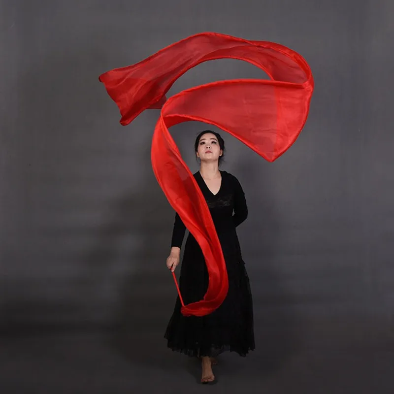 المرأة البطن الرقص غاسل 3 قطعة/الوحدة طويلة الحجاب مع قضيب زهرة الرقص غاسل 400 سنتيمتر طول تخصيص اللون