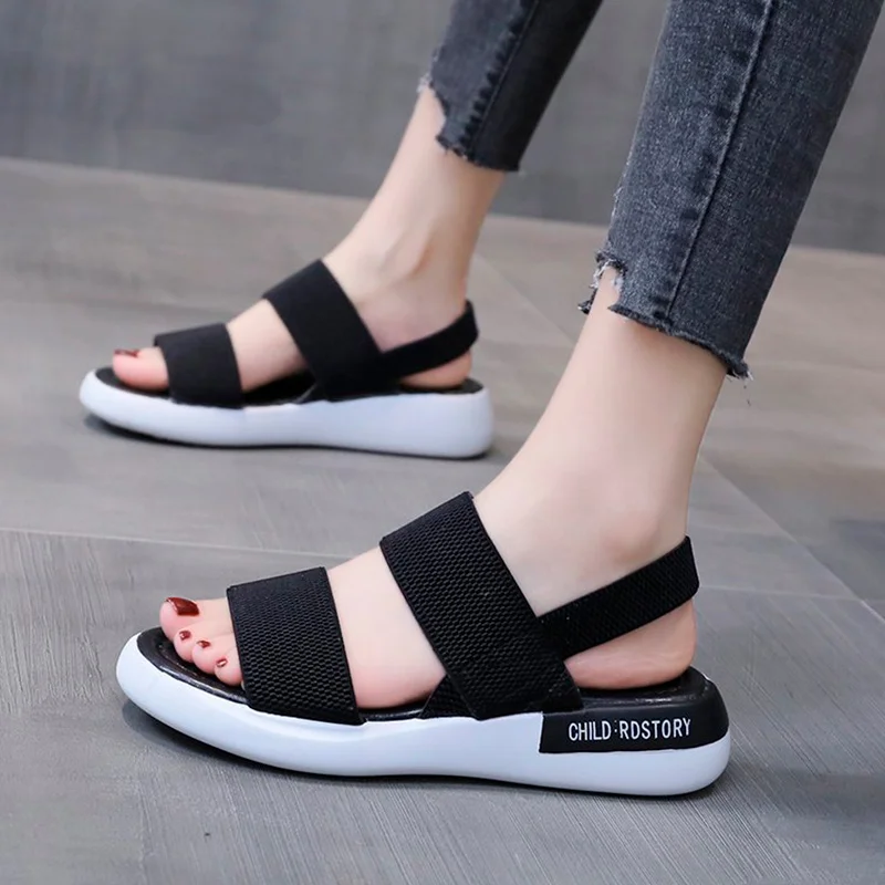

Women Sandals Summer Shoes Casual Slip On Ladies Flats Woman Fashion Platform Candy Color Plus Size New Footwear Female Shoe