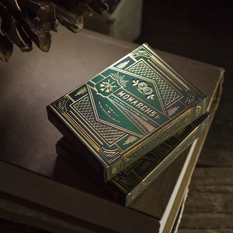 Зеленые/красные/синие карточки Monarch 1 шт. высококачественные игральные карты