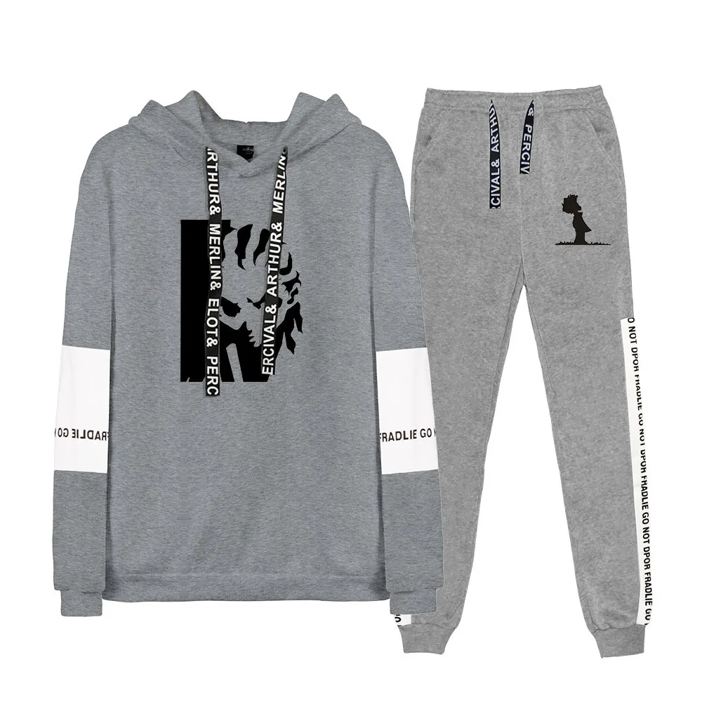 

The Boondocks Hoodie Unisex Tracksuit Two Piece Set Long Sleeve Women Men's Hoodies+Sweatpants The Boondocks Clothes