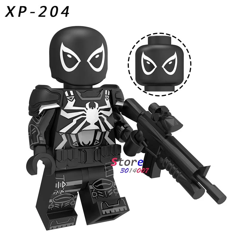 XP204 Один фильм Marvel Человек-паук вдали от дома яд призрак всадник Человек-паук Mysterio строительные блоки детские игрушки - Цвет: XP204