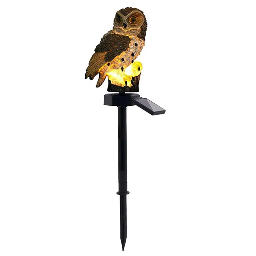 

Solar Powered Garden LED Lights Owl Animal Pixie Lawn Ornament Waterproof Lamp Unique Christmas Lights Outdoor Solar Lamps ✈
