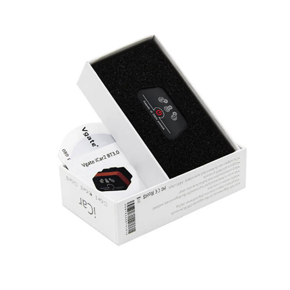 

Bluetooth Оригинальный Vgate ICar2 Wifi OBD2 ELM327 автомобильный диагностический инструмент для IPhone IOS Android считыватель кодов ICar2