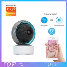 tuya surveillance cameras with wifi baby monitor with camera wifi HD 1080P videcam Video Monitor smart home security protection