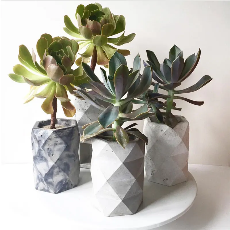 Пресс формы для бетона цветочный горшок Алмазный конструктор Полимерная глина