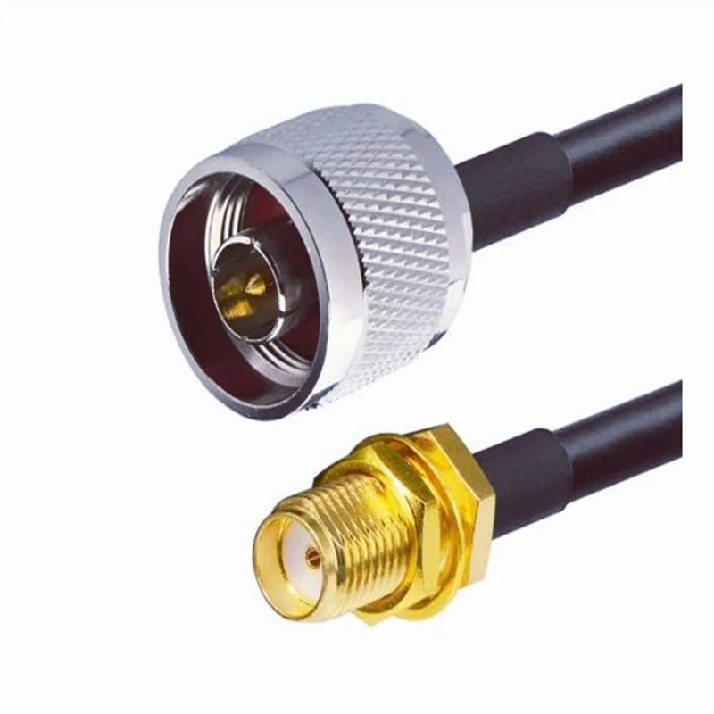 

100 Pieces N Male to SMA Female RF Coax Connector Adapter Coaxial Extension Cable 19 inch 50CM