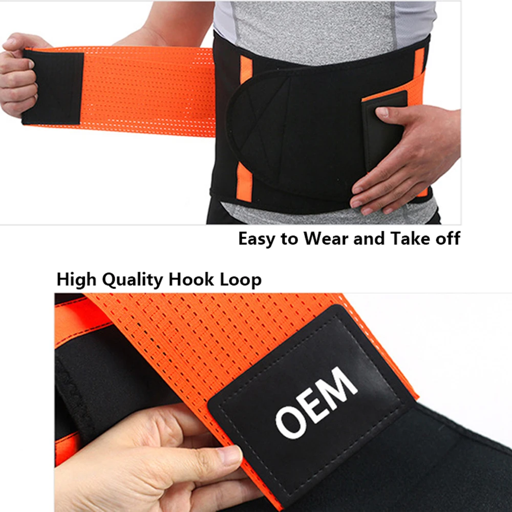 Регулируемый для фитнеса Неопреновый Пояс занятий спортом Пот Триммер поддержка