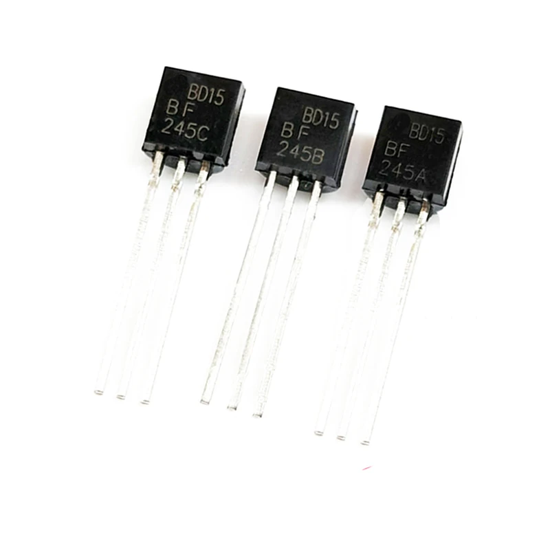 10 шт./лот BF245 BF245A BF245B BF245C TO-92 TO92 Транзисторы NPN с полевым эффектом Новый чипсет