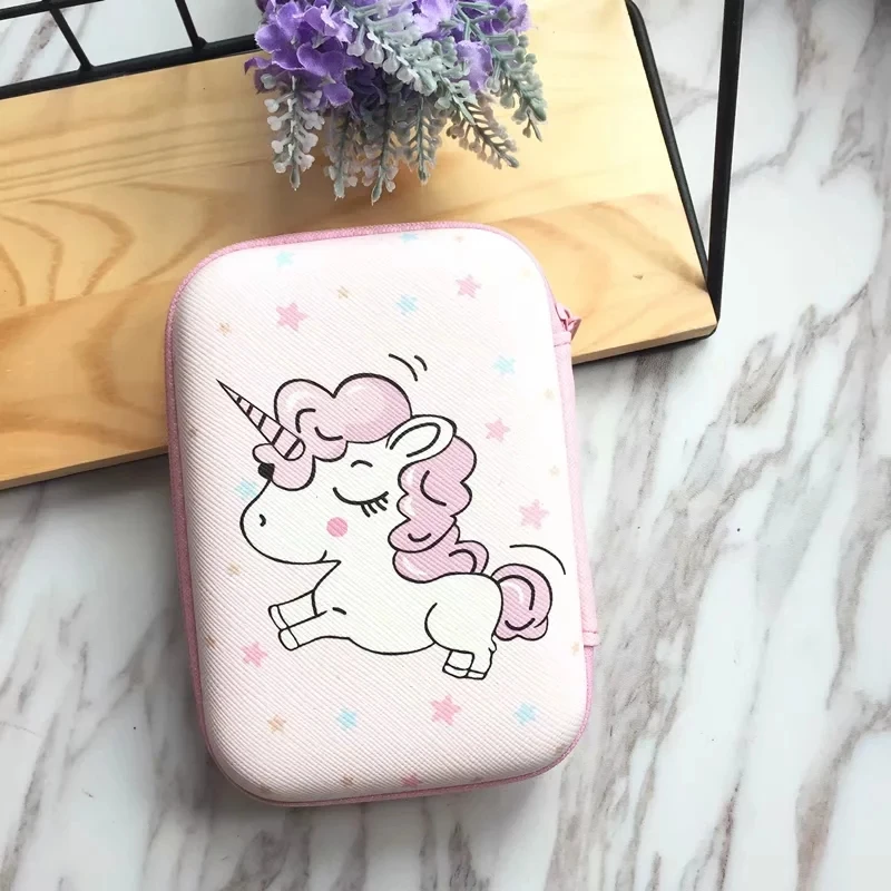 Сумка для хранения наушников с милым единорогом чехол Airpods Pro аксессуары наушники