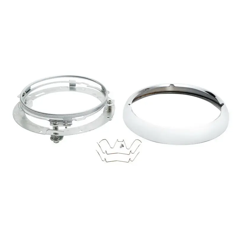 

Motorcycle 7" Headlight Trim Ring & Mounting Bracket Ring For Harley Touring Models 1994-2013 FLD 2012-2013 Softail 1991-2013 11