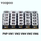 Voopoo 5 шт. PnP катушки VM1 VM3 VM4 VM5 VM6 подходят для DRAG VINCI ARGUS Pod