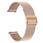 16 мм 18 мм 20 мм 22 мм Универсальный Milanese ремешок для часов Quick Release ремешок из нержавеющей стали ремешок на запястье браслет черный