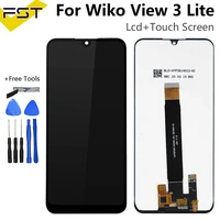 6 09 for wiko view 3 lite lcd display with touch screen digitizer mobile phone accessories for wiko view 3 lite lcdtools