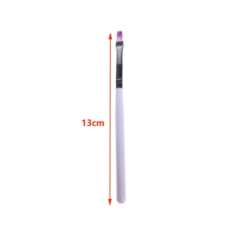 1 шт. с акриловыми ручками УФ гель для ногтей кисть плоской головкой Неил арта