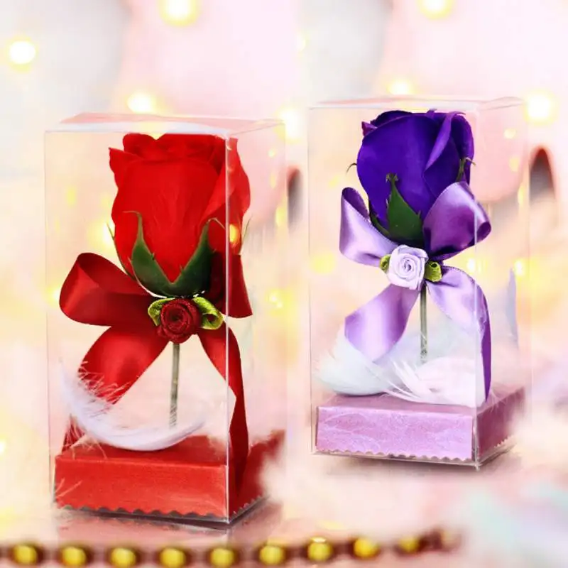 Женская Роза с коробкой для свадьбы сушеный цветок Вечные розы подарки на день