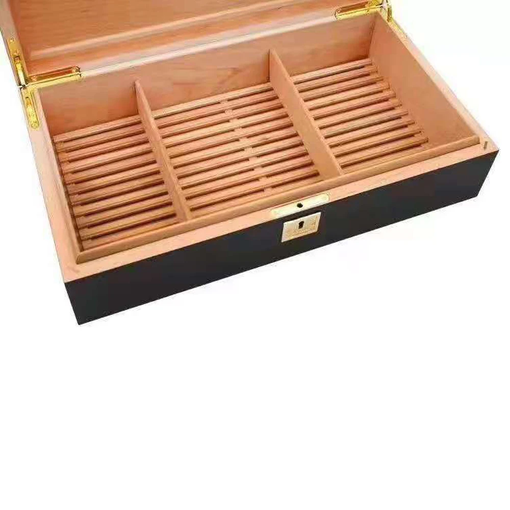 Новое поступление чехол для сигар кедровый ящик сигарет с замком 2 увлажнители