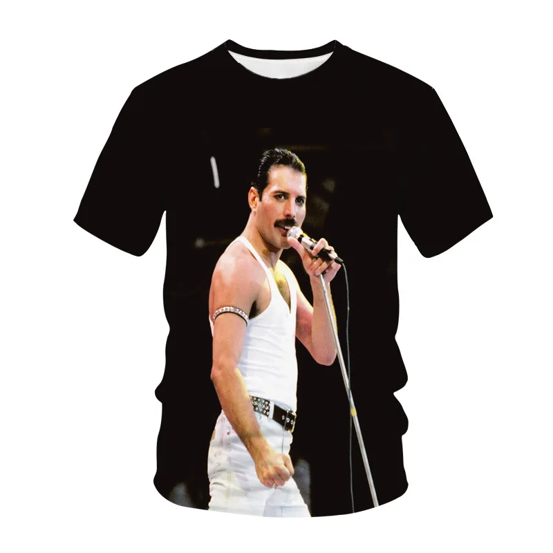 

2021 new 3D rock hip hop printed lovers T-shirt cool summer Casual Short Sleeve Top