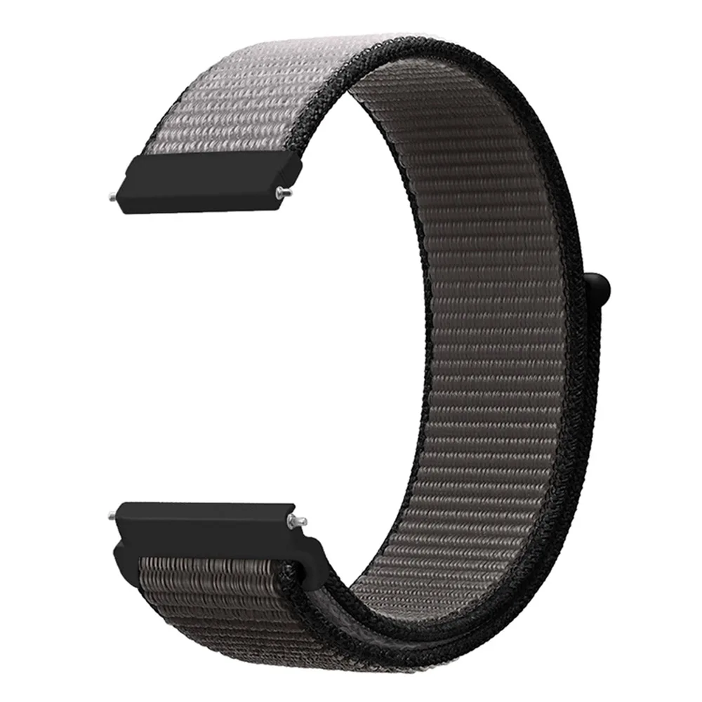 Anchor Gray Нейлоновый спортивный ремешок для часов Huami Amazfit Bip на липучке для Amazfit GTR 47 мм 42 мм Amazfit GTS Ремешки для наручных часов 20 22 мм - Цвет ремешка: Anchor Gray