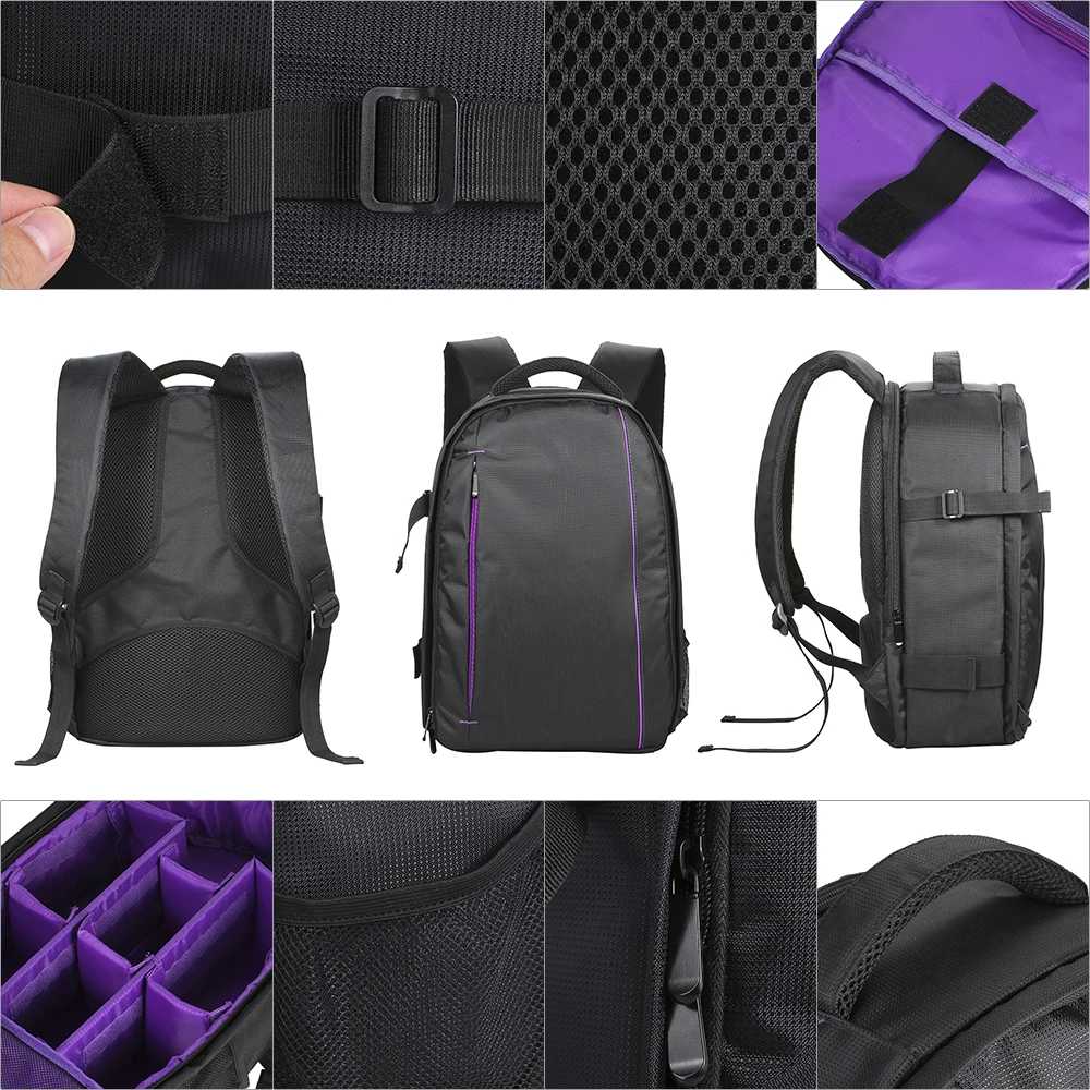 Outdoor Wear-resisting DSLR Digital Camera Video Backpack Water-resistant Multi-functional Breathable Photograph Bags | Электроника
