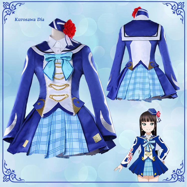 Love Live! Солнечный свет! Костюм для косплея из м/ф Ватанабе мацура кэнан сакураучи