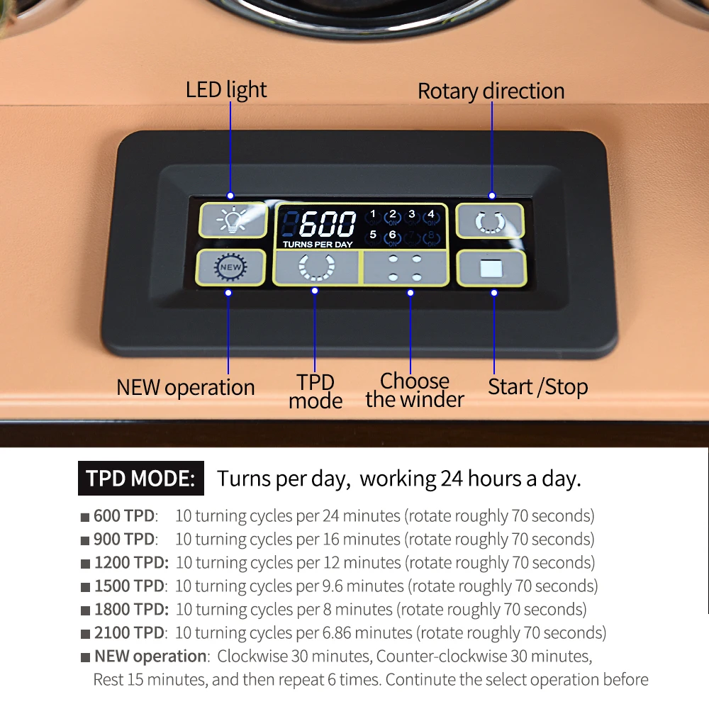 4 Watch Winders Wooden Black leather uhrenbeweg Silent Motor Rotator box Storage display Watches shaker case Luxury | Наручные часы