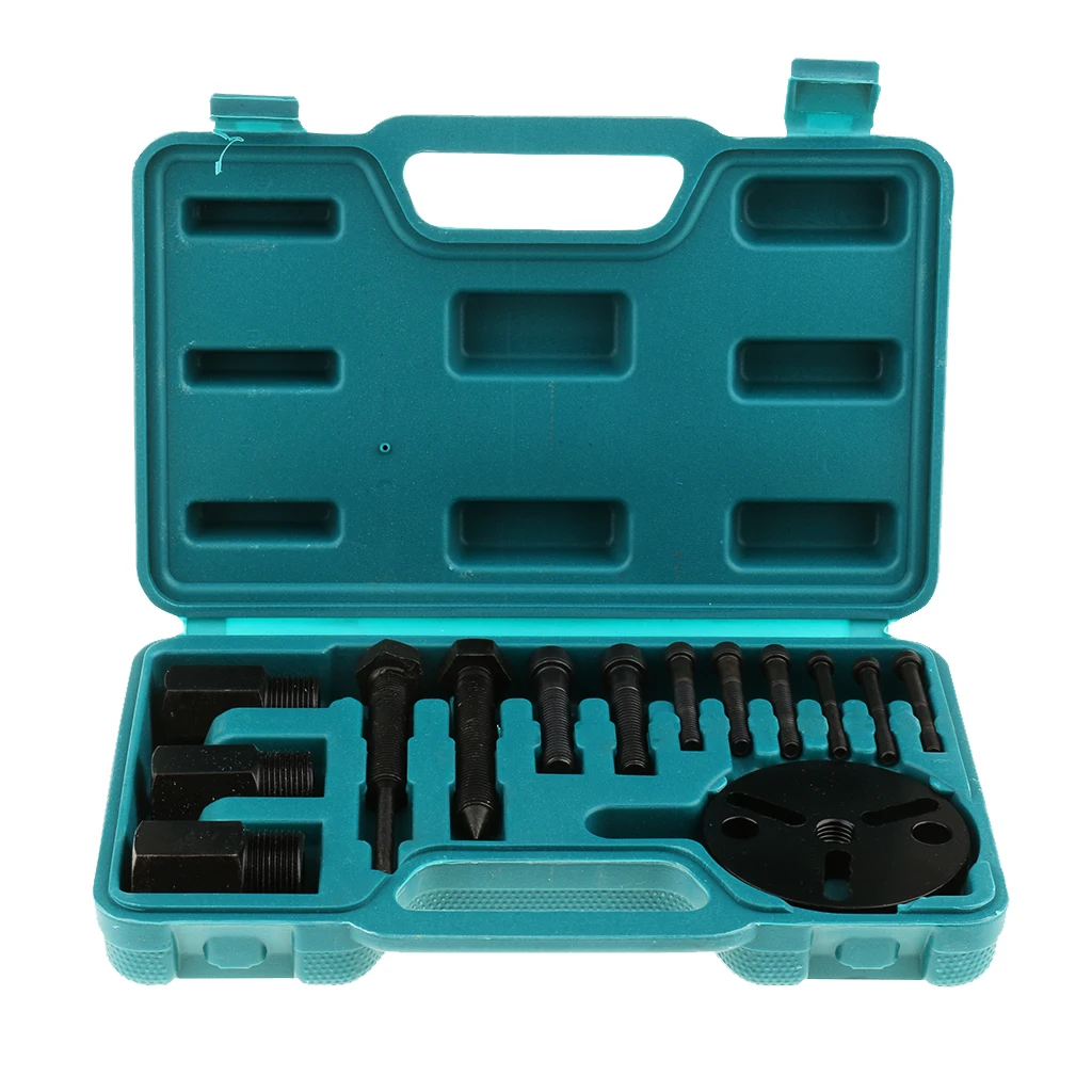 14pcs Car Air Conditioning Compressor Clutch Tool Kits AC Puller Remover Installer |