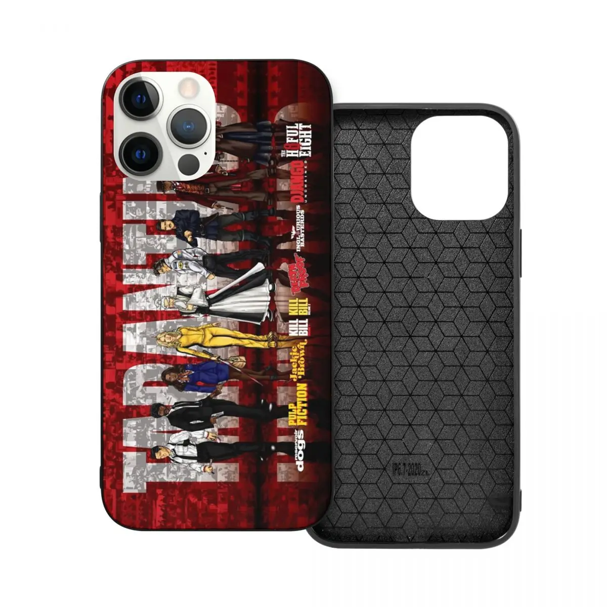 

Стеклянный ТПУ чехол Tarantino для iPhone 12 11 Xs Xr X Pro Max Mini 7 8 Se2 Plus 6 6S