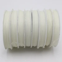 5rolls x10meter frosted white crystal string stretch elastic beading cord 0 8mm