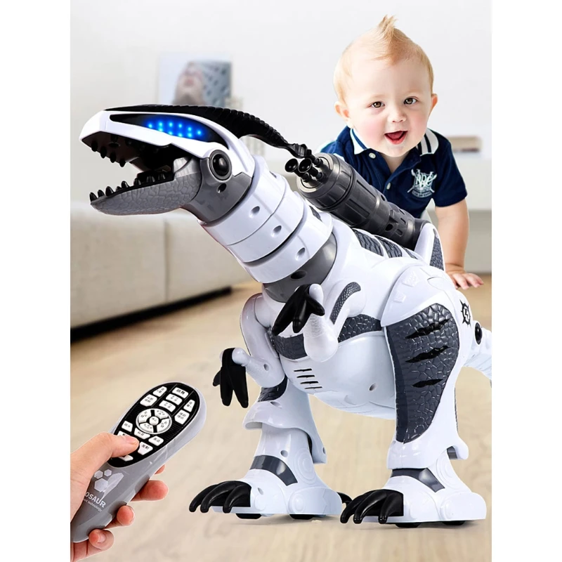 RC Robot Dinosaur Intelligent Interactive Smart Toy Electronic Remote Control Tyrannosaurus Collectible Model