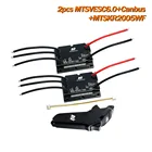 Maytech 2 шт. MTSVESC6.0 200A VESC V6 на базе контроллера скорости гребень с MTSKR2005WF водонепроницаемый пульт дистанционного управления или MTSKR1712 для скейтборда
