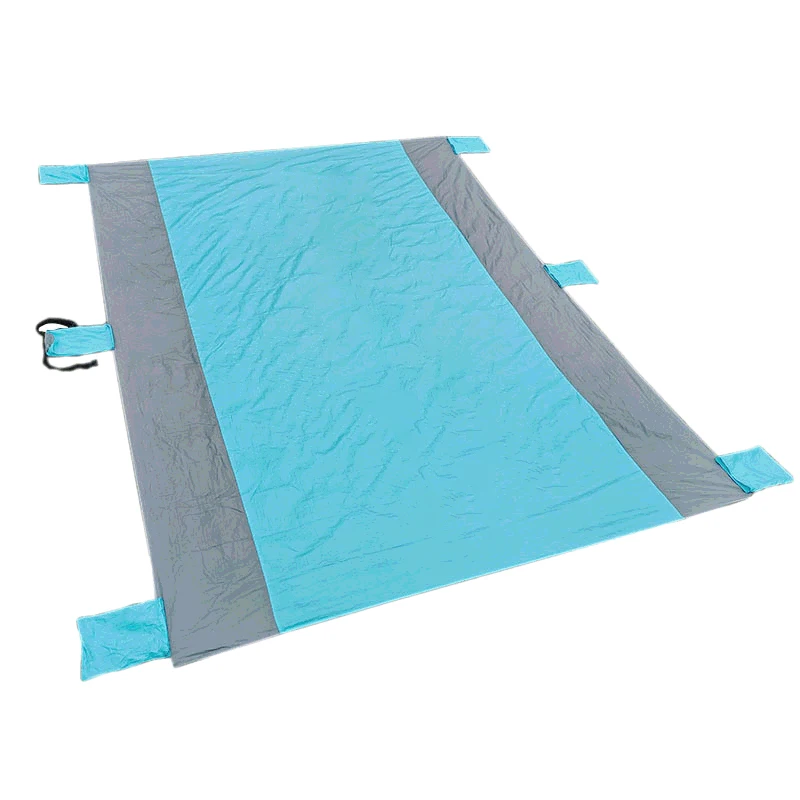 

Одеяло пляжное для 4-7 взрослых, одеяло оверсайз с песком, 79x82 дюйма, подходит для путешествий, кемпинга, пешего туризма, пикника