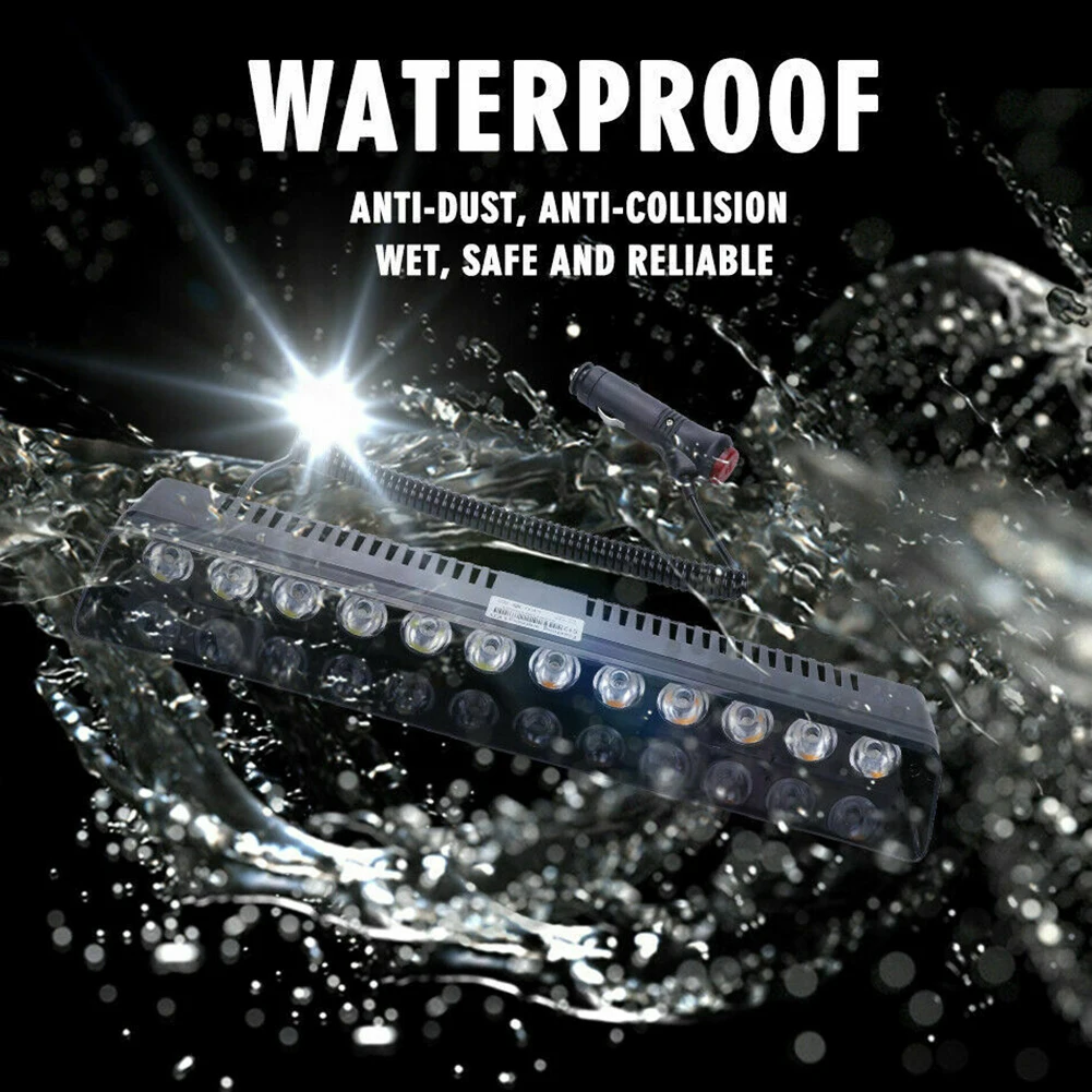 Лобовое стекло автомобиля светодиодный стробоскоп мигающий тире аварийная