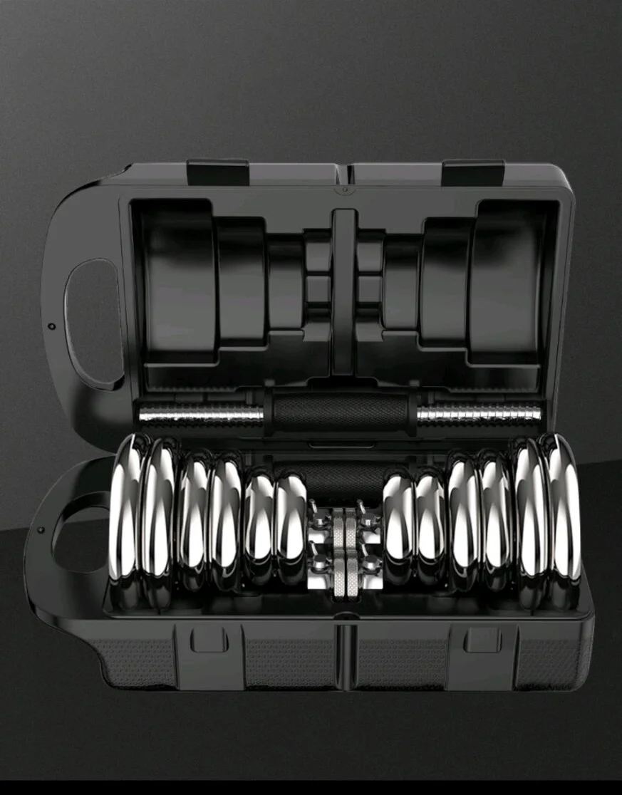 Гальванизированные гантели для мужчин штанга фитнеса семейный Мужской комплект