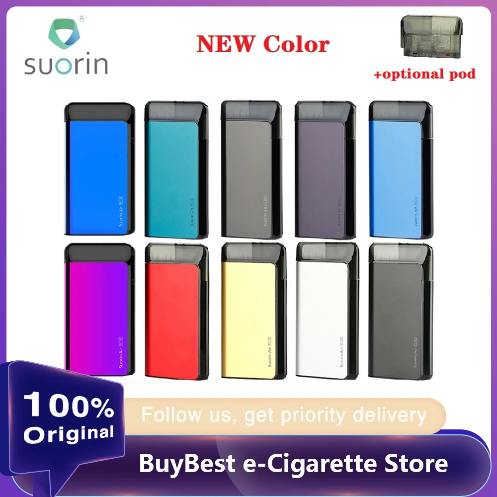 Original Suorin Air Plus Pod System Kit 930mAh with Five-level LED &amp Oil Baffle Design E-cig Vape VS / DRAG Nano | Электроника