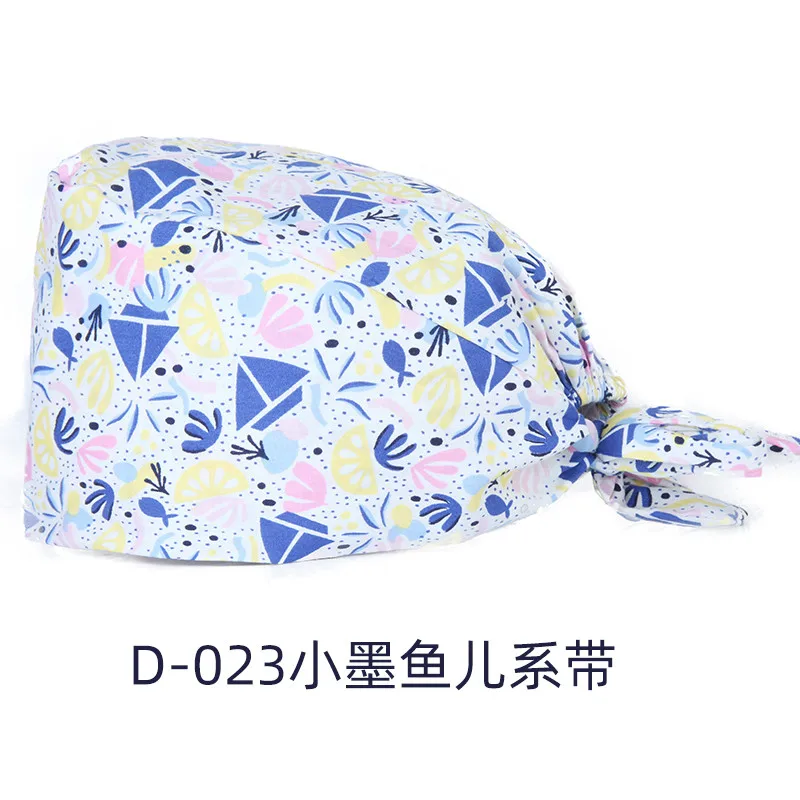 Маленькая хлопковая шляпа с цветочным принтом в литературном стиле для