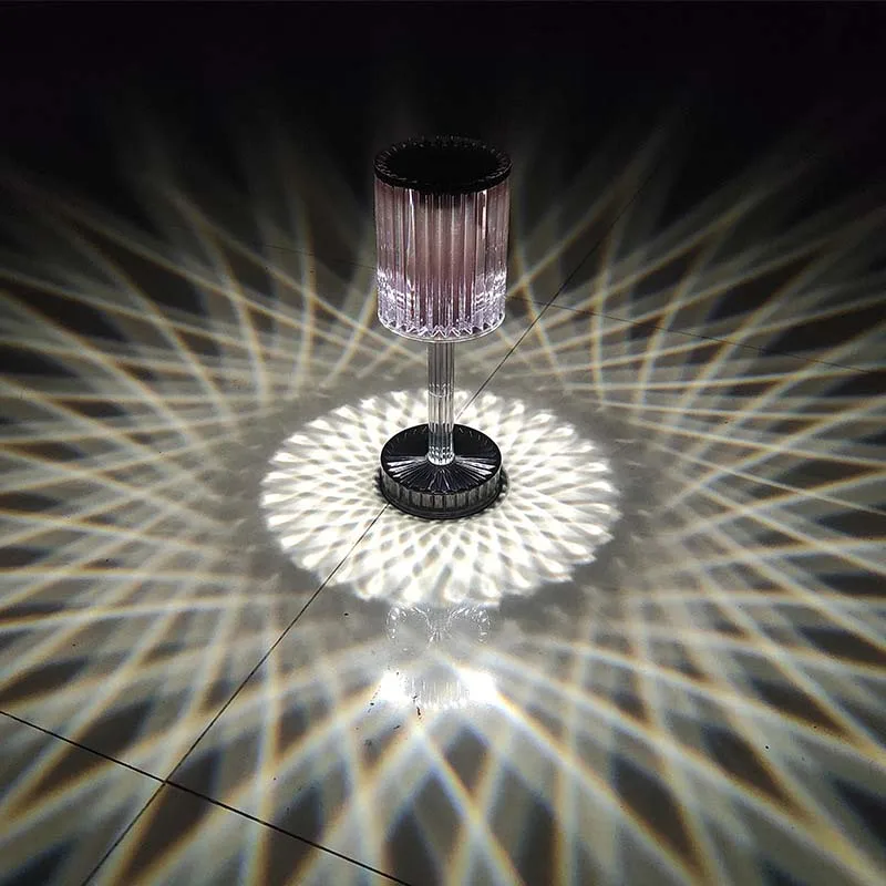 USB Алмазная настольная лампа акриловое украшение освещение для бара спальни