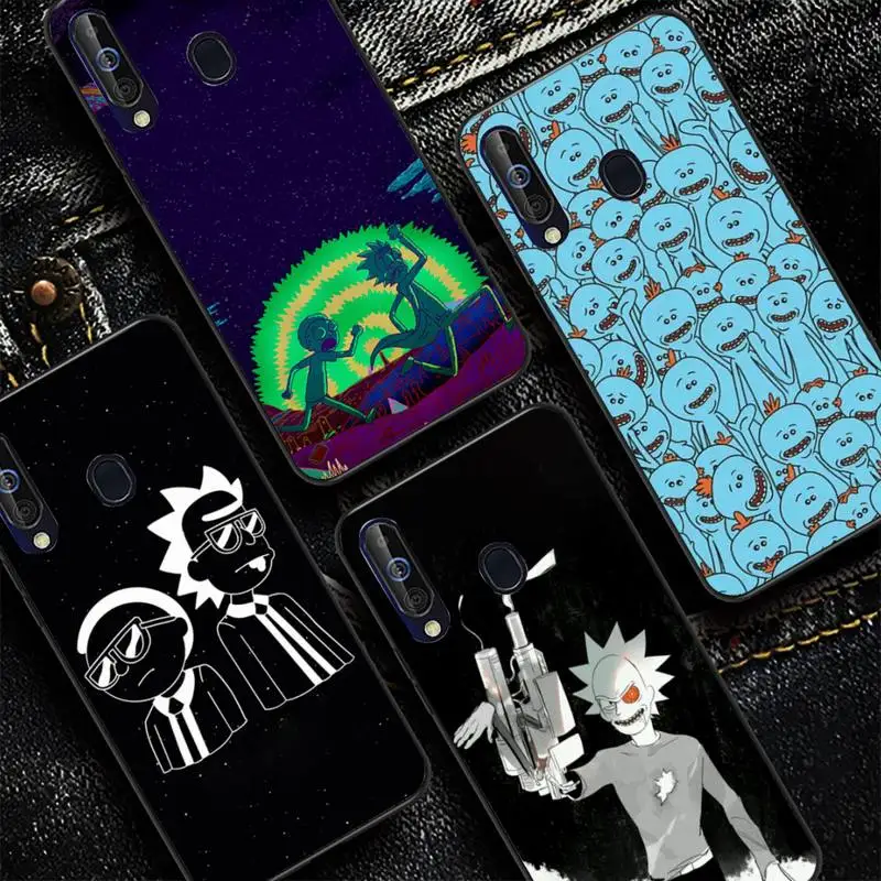 

YNDFCNB Cute Funny scientist Phone Case for Samsung A51 01 50 71 21S 70 31 40 30 10 20 S E 11 91 A7 A8 2018