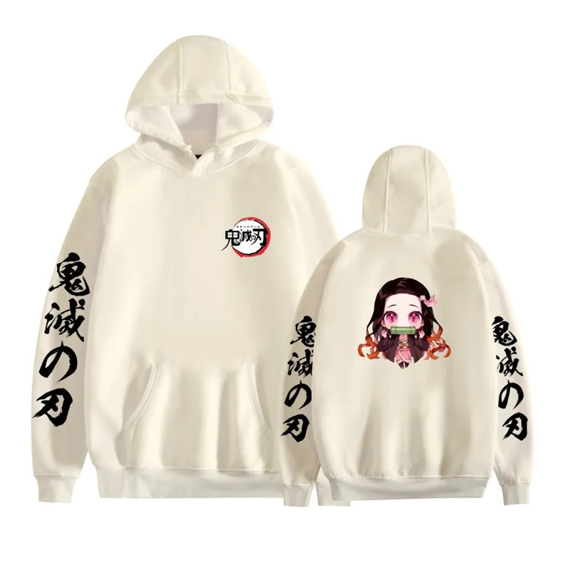 

Hot Japanese Anime Demon Slayer Kimetsu No Yaiba Hoodies Men Kawaii Cartoon Unisex Tanjirou Kamado Graphic Sweatshirts Male