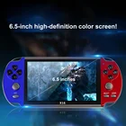 Игровая консоль, 6,5 дюйма, 2000 + игр, 8 ГБ, двойной джойстик