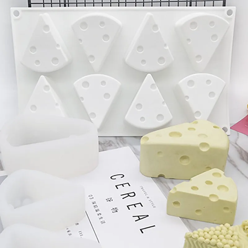 

Форма для торта в форме сыра, силиконовые аксессуары для выпечки, форма «сделай сам» для желе, пудинга, свечи, декоративные инструменты для в...