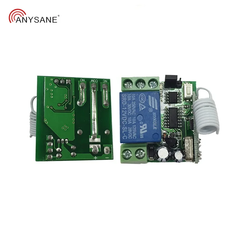 Универсальный 433 МГц переключатель дистанционного управления DC12V RF релейный