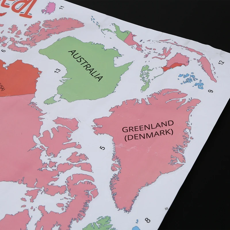 Карта мира съемные наклейки на стену художественная надпись наклейка домашний