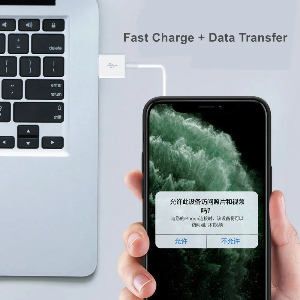 Чехол с зарядным устройством для iphone 11 Pro Max | Мобильные телефоны и аксессуары