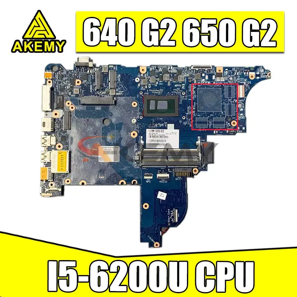 

Материнская плата для ноутбука HP Elitebook 640 650 G2 6050A2860101-MB 840716-601 840716-001 I5-6200U CPU DDR4
