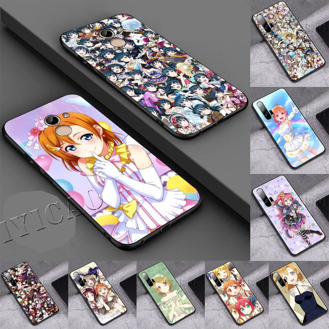 Мягкий чехол Love Live Sunshine для Honor 6A 7A Pro 7C 5 99 дюйма 7X 8 Lite 8X 8c 9 10 9X Note 20 View