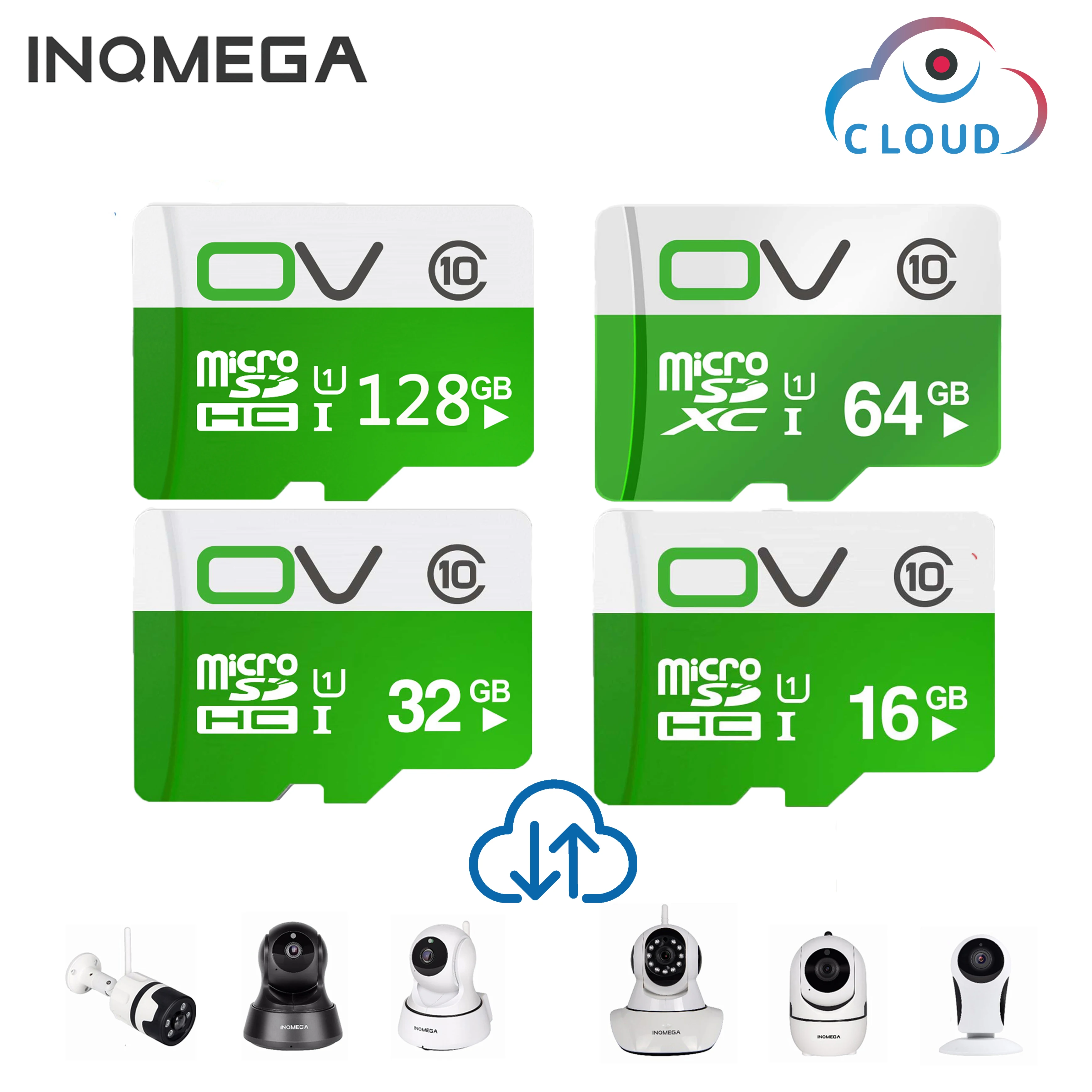 INQMEGA sd карта для Amazon Cloud Storage Wi Fi камера домашнего видеонаблюдения IP камера|Камеры