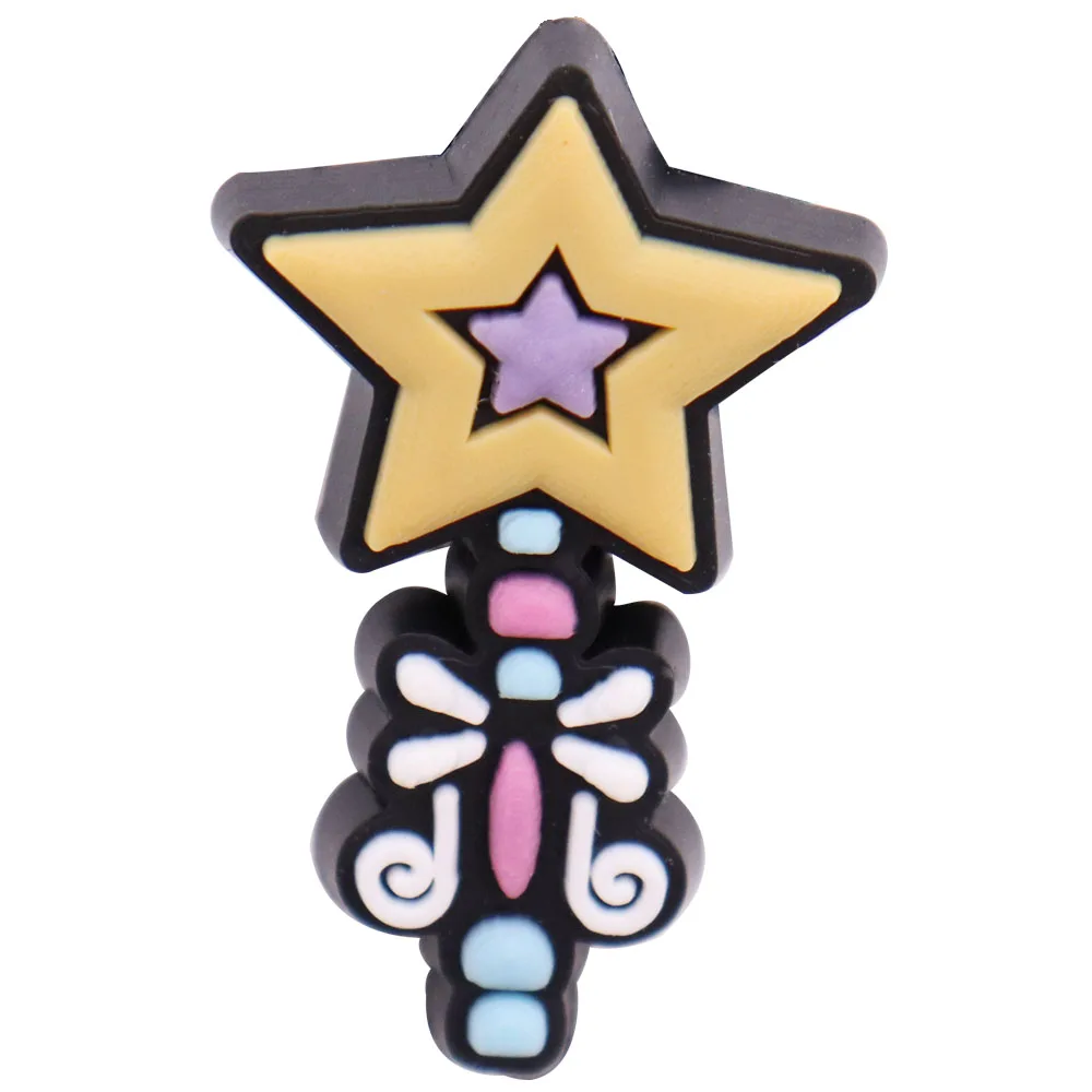 Одиночная распродажа 1 шт. подвеска в форме сердца украшение для обуви из ПВХ сада